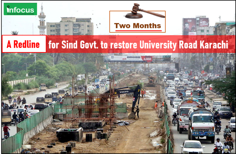 A Redline for Sind Government to restore University Road Karachi